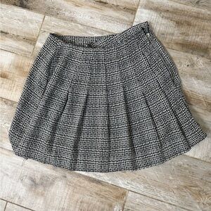 Joule Vintage Black and White A-Line School Girl Skirt